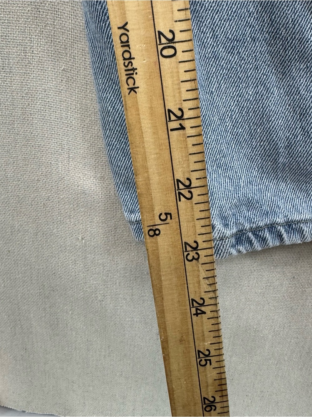 PTCL Ethical Brand Low Loose Balloon Barrel Leg Jeans Women’s Sz 25 Light Wash - Picture 12 of 15